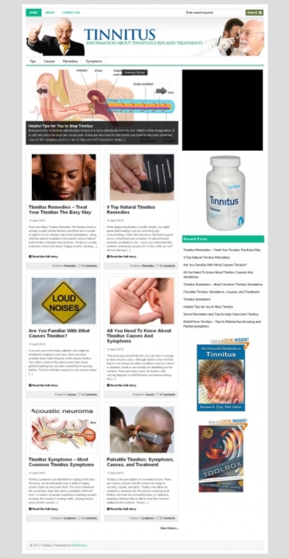 Product picture Tinnitus Niche Blog 