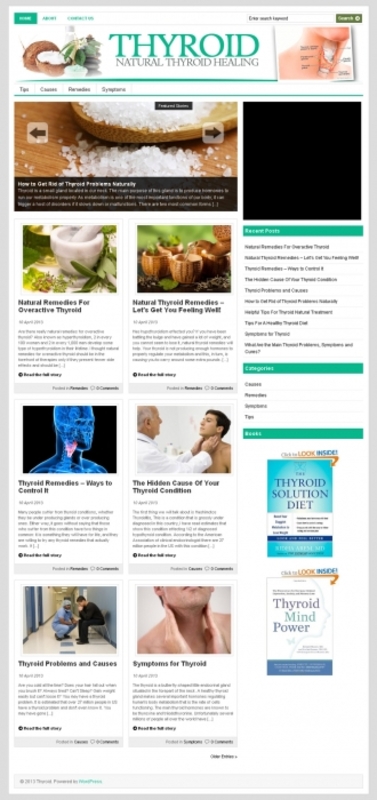 Product picture Thyroid Natural Thyroid Healing Niche Blog 