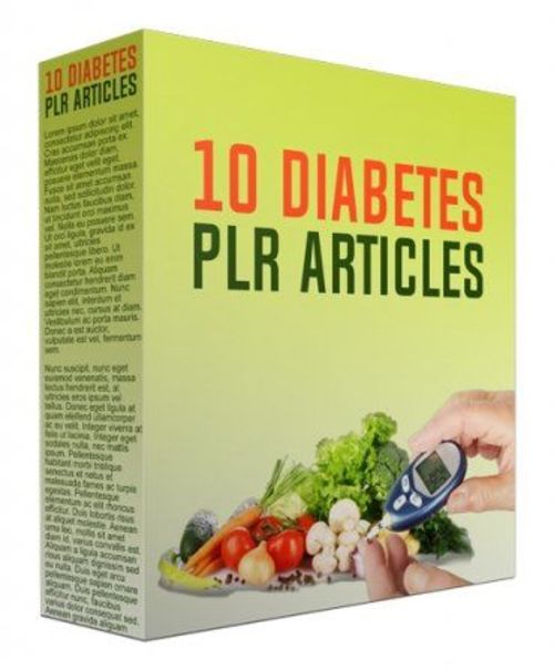 Product picture 10 Diabetes PLR Articles March 2017